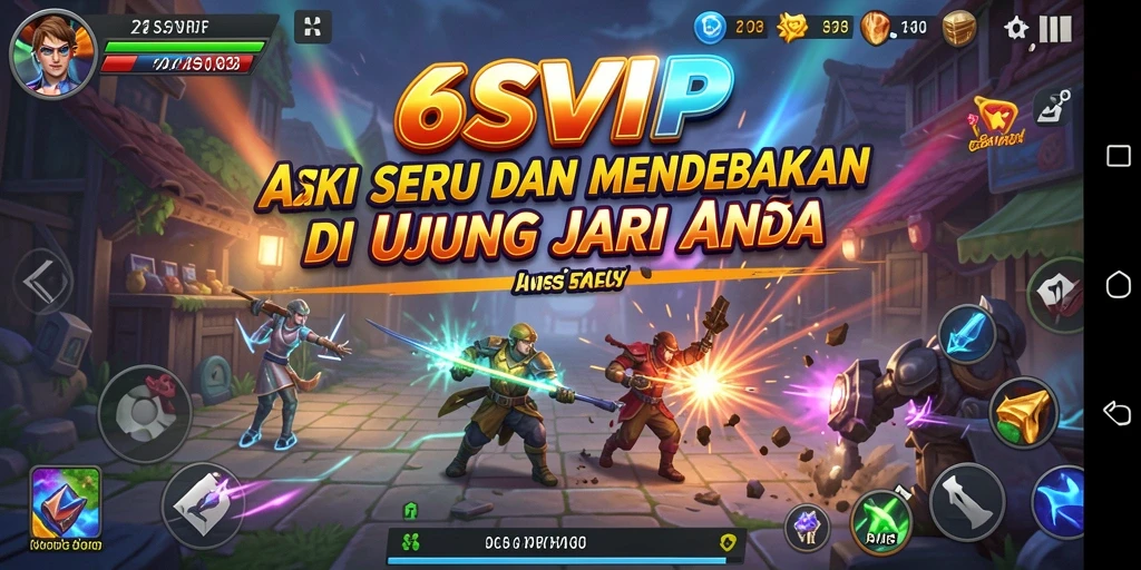 Tampilan gameplay mendebarkan dari 6SVIP, penuh aksi dan tantangan.