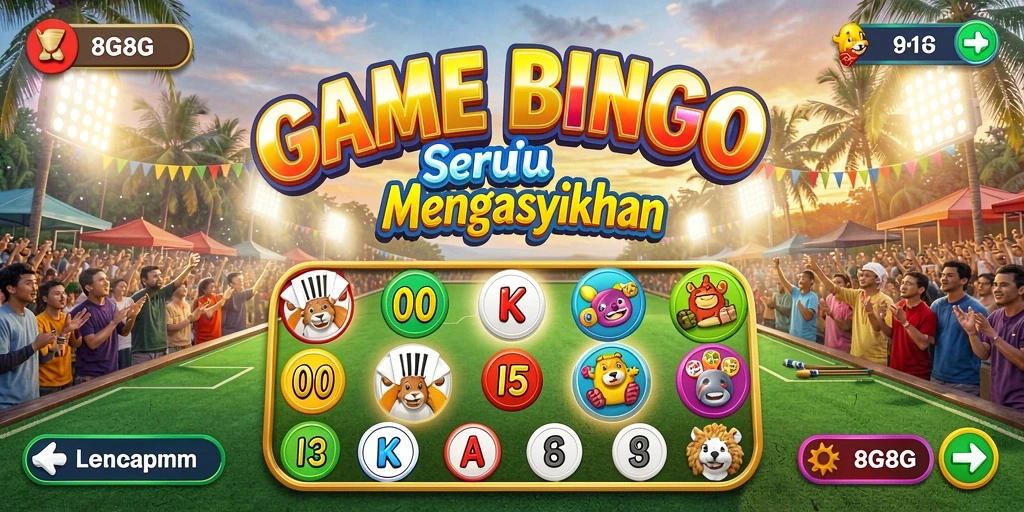 Gameplay 8G8G yang seru dan interaktif dalam permainan Bingo.