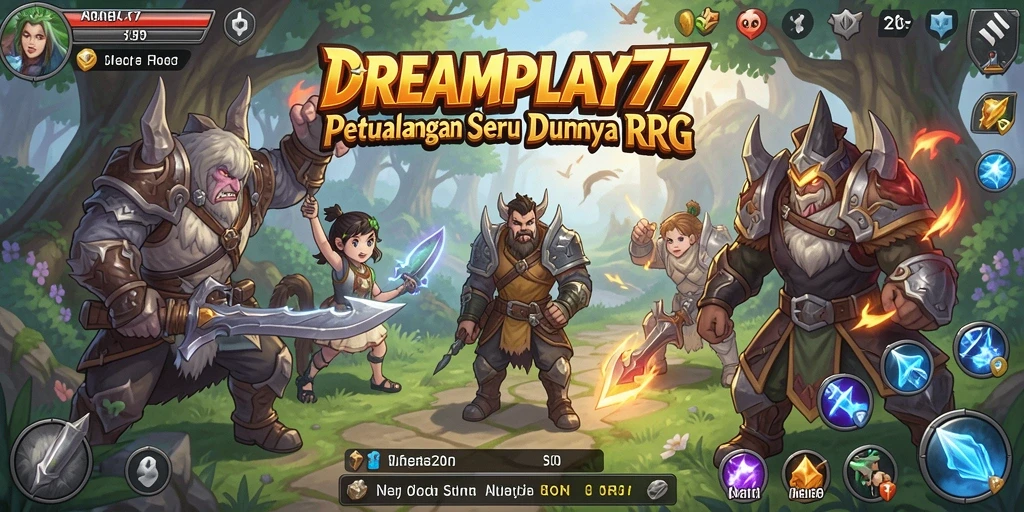 Tampilan rentang pertempuran epik dalam DREAMPLAY77.