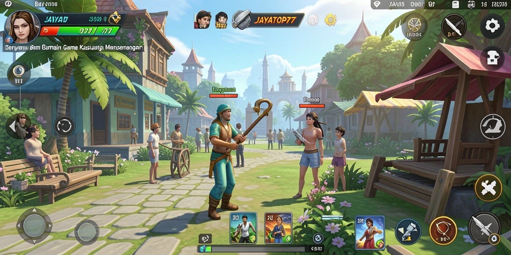 Gameplay seru di JAYATOP77 yang menampilkan tantangan menarik.