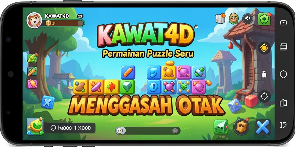 Tampilan gameplay KAWAT4D yang menantang dan penuh strategi.