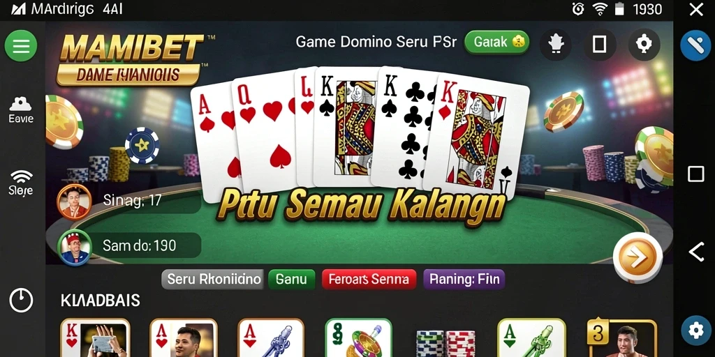 Tampilan gameplay MAMIBET yang seru dan menegangkan.