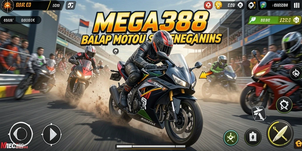 Tampilan gameplay MEGA388 yang menegangkan dan seru