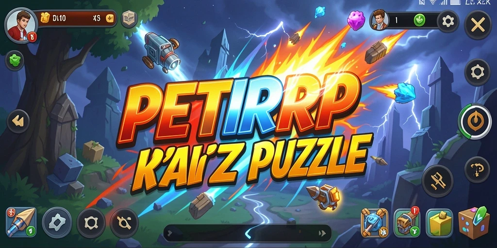 Tangkapan layar gameplay menarik dari PETIRRP yang menunjukkan tantangan puzzle.