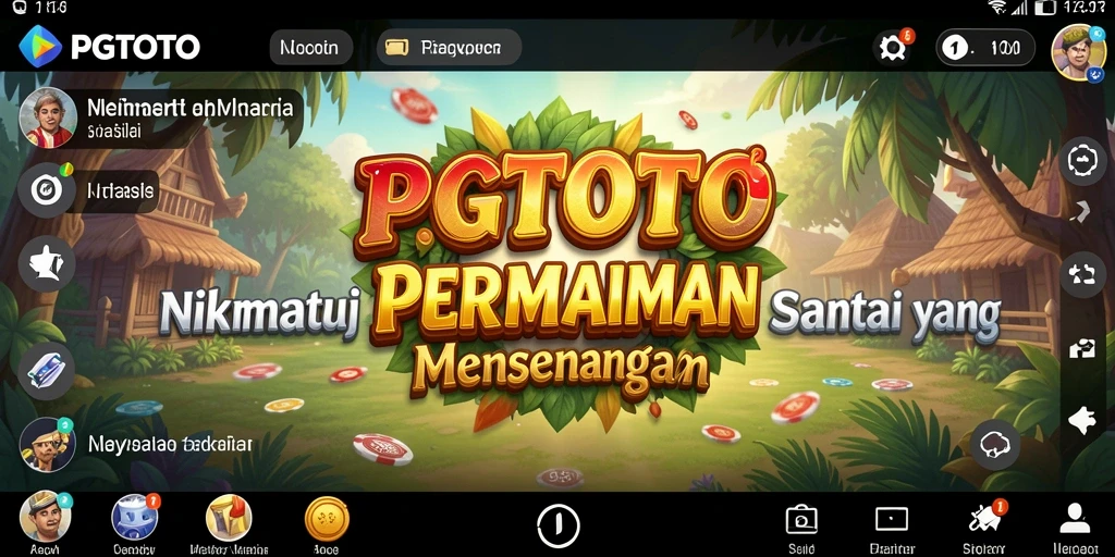 Tampilan gameplay PGTOTO yang seru dan penuh warna.