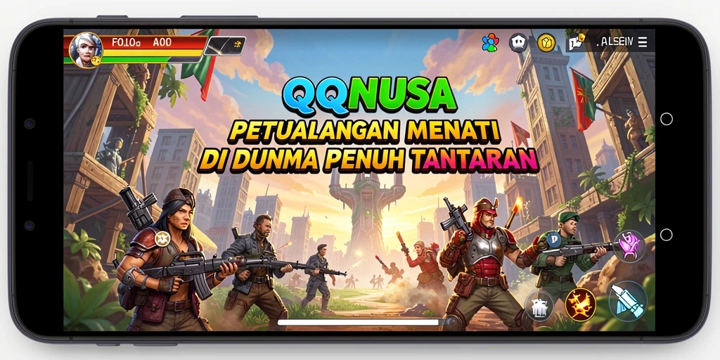 Gameplay QQNUSA yang mendebarkan dan grafis memukau saat berpetualang.