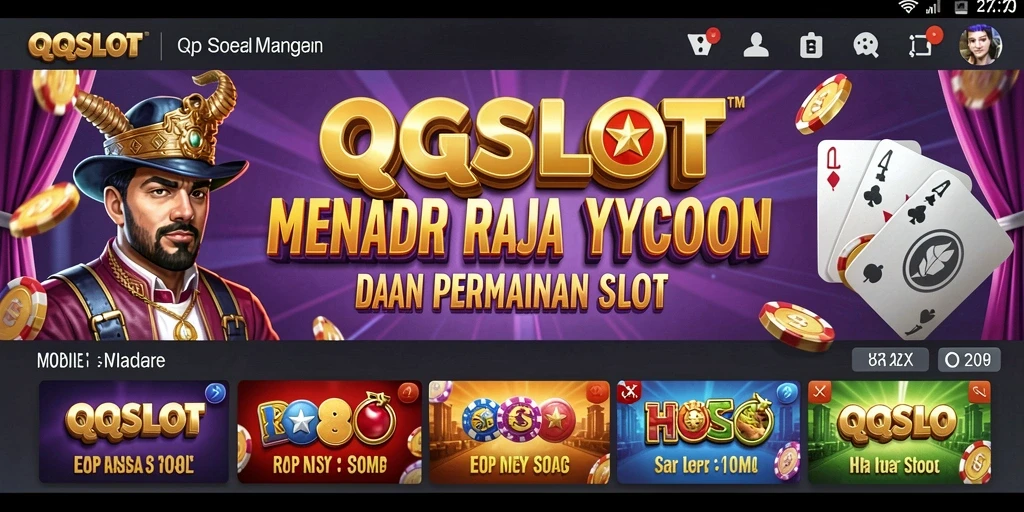 Tampilan gameplay QQSLOT yang seru dan penuh strategi.