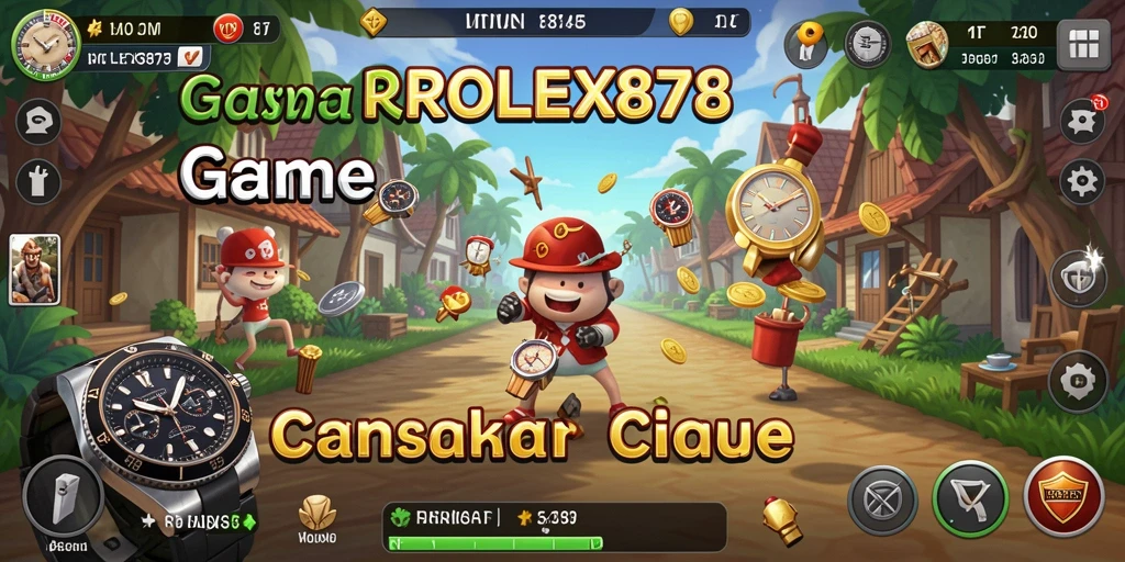 Tampilan gameplay seru dan penuh warna dari ROLEX878.