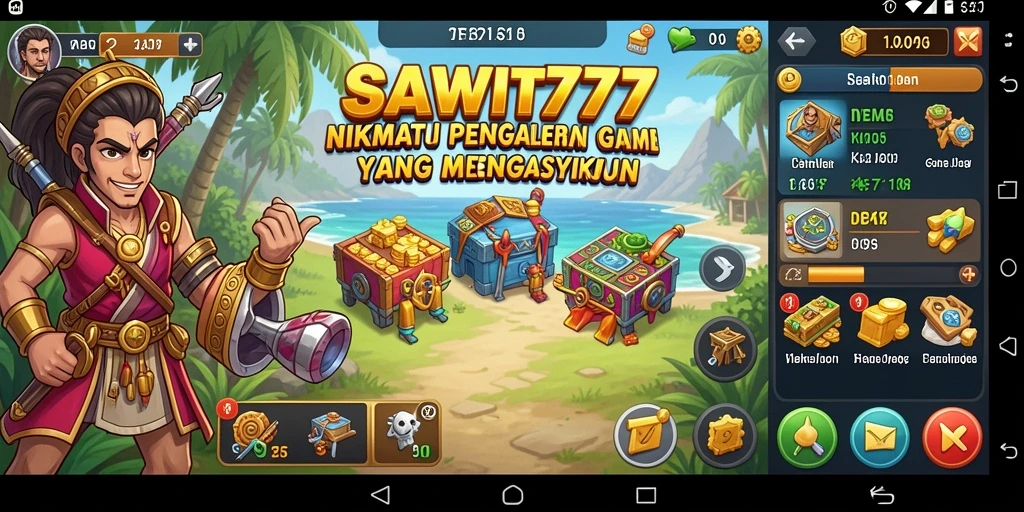 Tangkapan layar utama <strong>SAWIT777</strong> menunjukkan kebun sawit yang rimbun dan aktif.