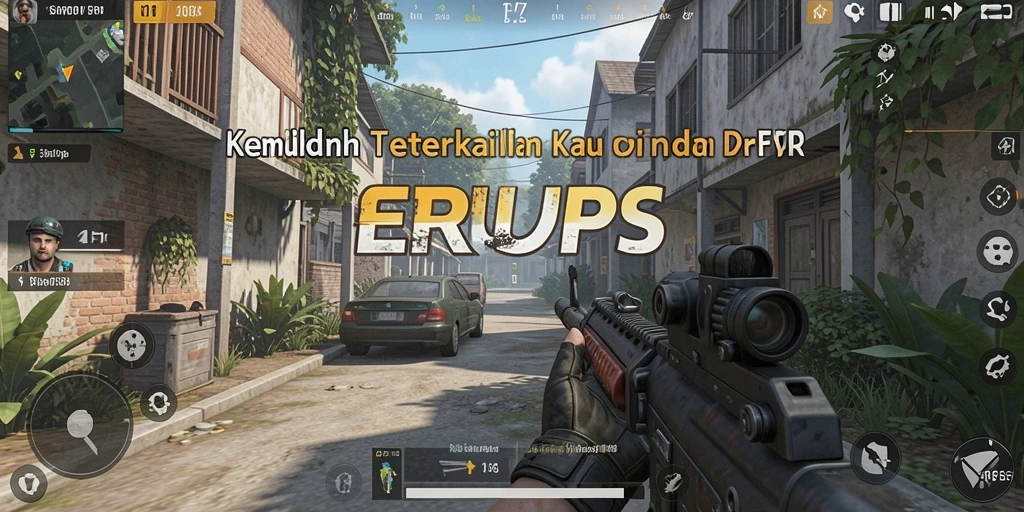 Tampilan gameplay SERURP yang penuh aksi dan mendebarkan.