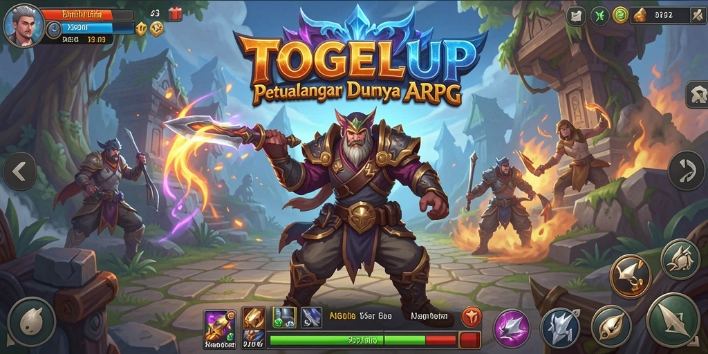 Tampilan gameplay menakjubkan dalam petualangan ARPG TOGELUP.