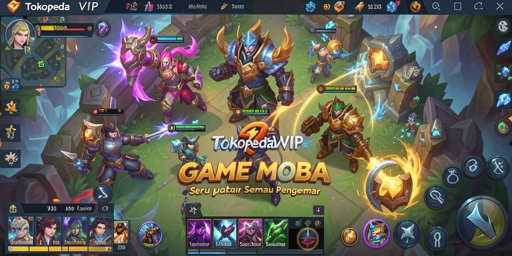 Gameplay seru dan mendebarkan dari TOKOPEDIAVIP.