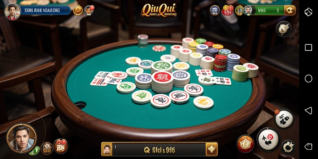 Tampilan gameplay QiuQiu yang mengasyikkan di V21.