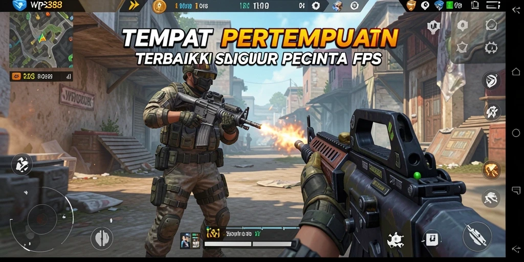 Gameplay seru WP888 menampilkan aksi tembak-menembak yang mendebarkan.